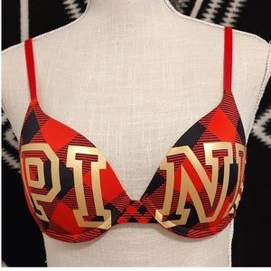 Victoria’s Secret EUC PINK by Wear-it Everywhere T-Shirt Lightly Lined 36B